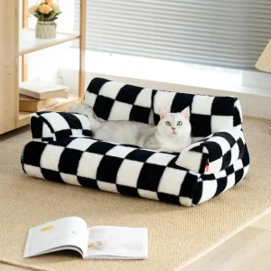 Mewoofun Washable Pet Couch Bed
