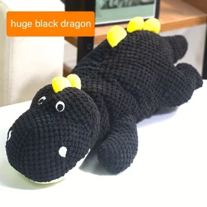 Big Fat Black Dragon Plush Toy for Pets