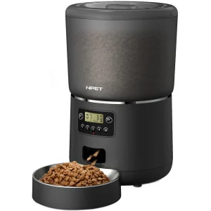 NPET 4L Smart Automatic Pet Feeder with Stainless Steel Bowl
